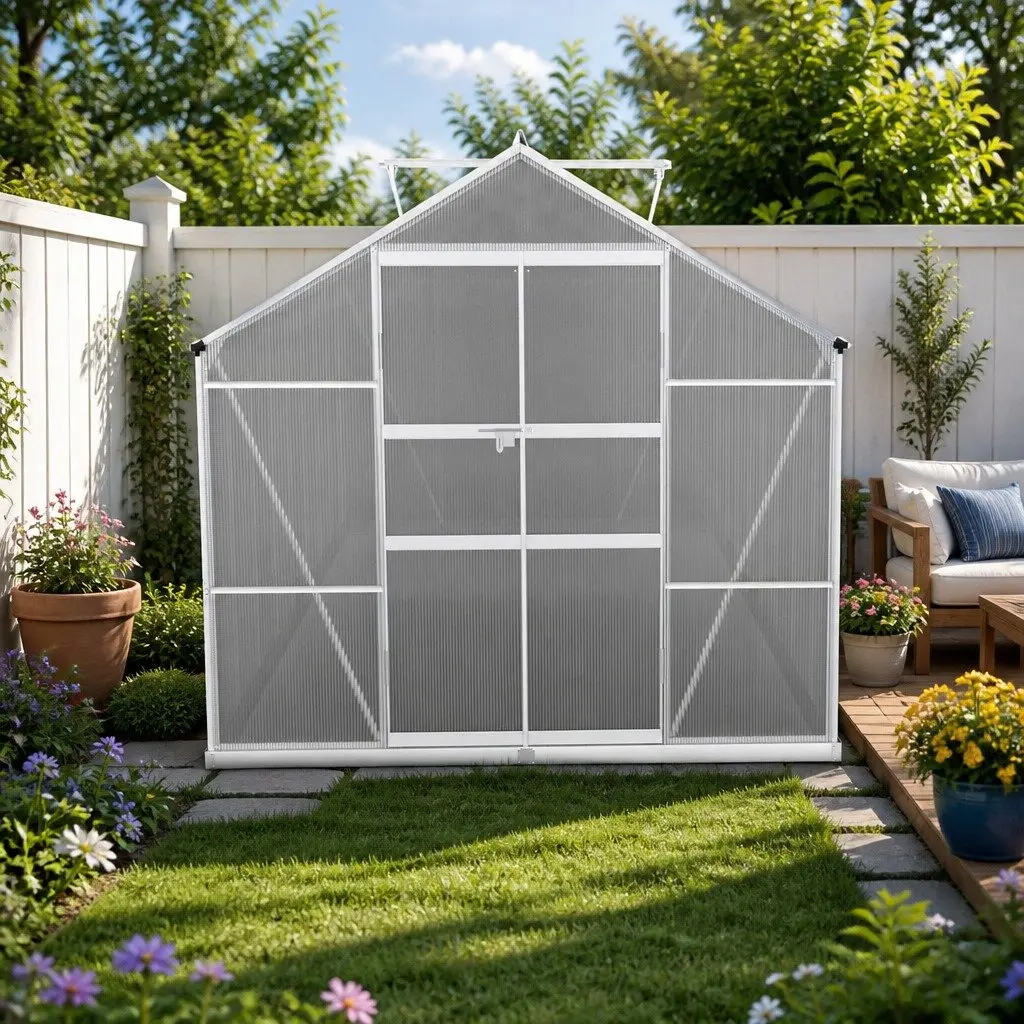 Aluminium Greenhouse for Home Gardeners