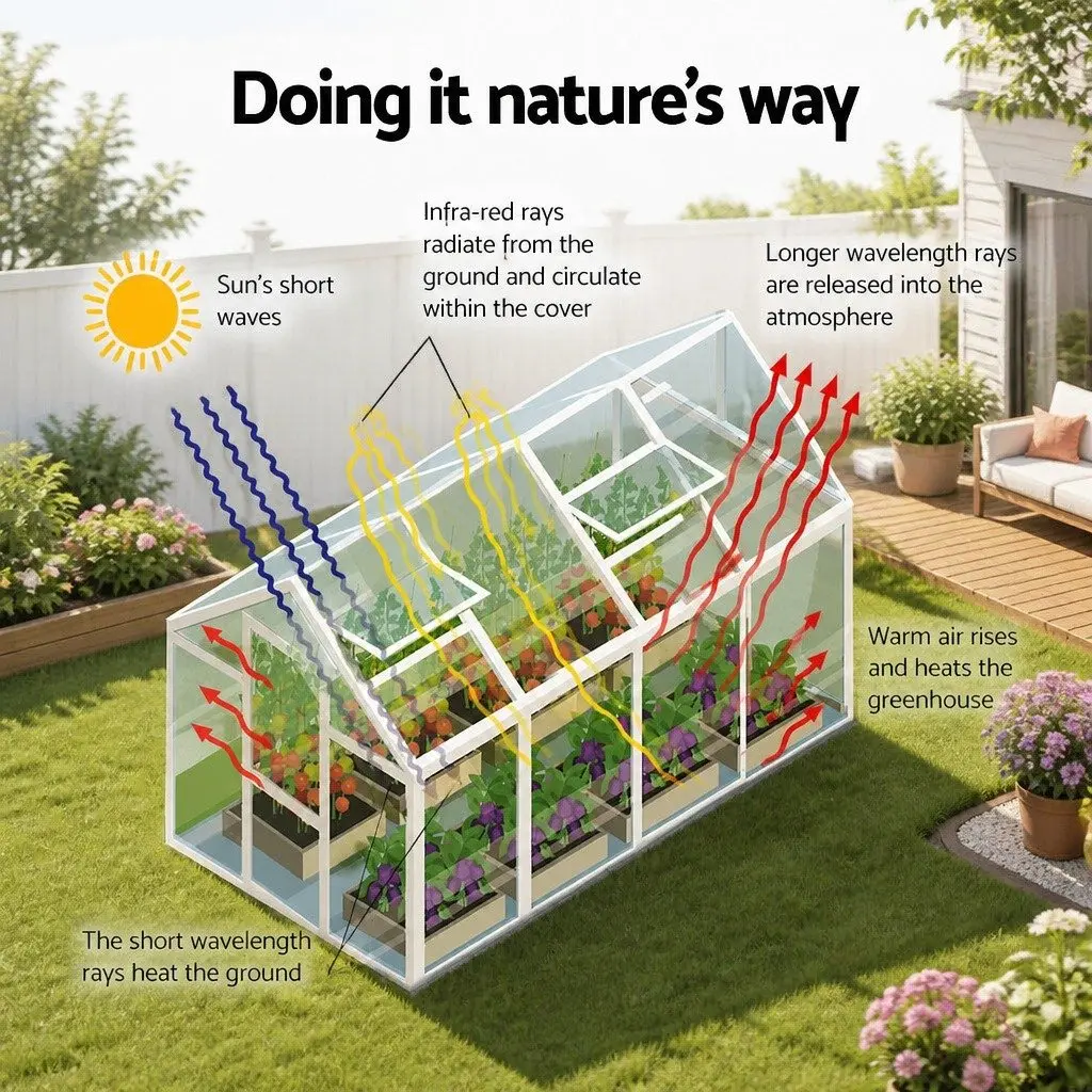 Aluminium Greenhouse for Home Gardeners