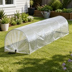 Practical Mini Greenhouse Tunnel for Home Gardening 300x45x30cm