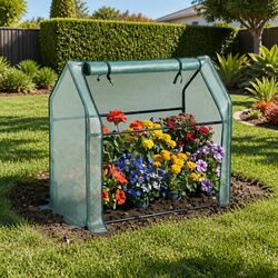Mini Greenhouse 91x46x84cm for Small Gardens