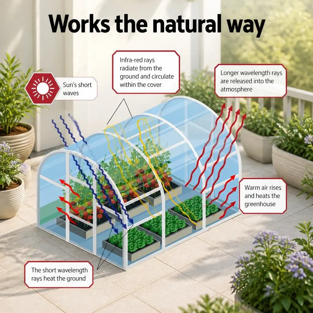 Mini Greenhouse Outdoor Plant Shelter 91x46x84cm Weather-Resistant PE Cover Sturdy Steel Frame Green Garden