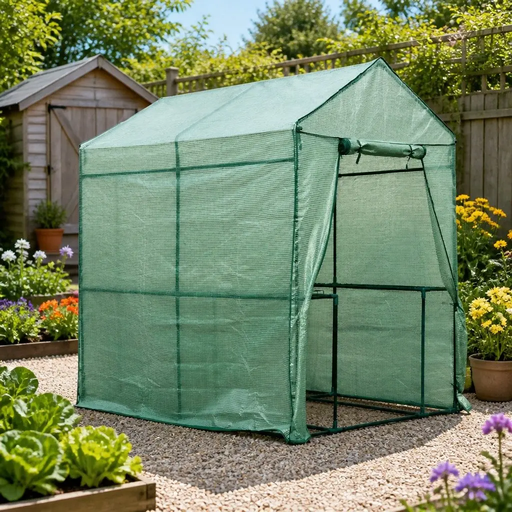 Walk-in Greenhouse Tunnel for Home Gardening