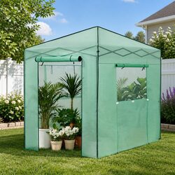 Versatile Walk-In Greenhouse 180x240x240cm for Home Use