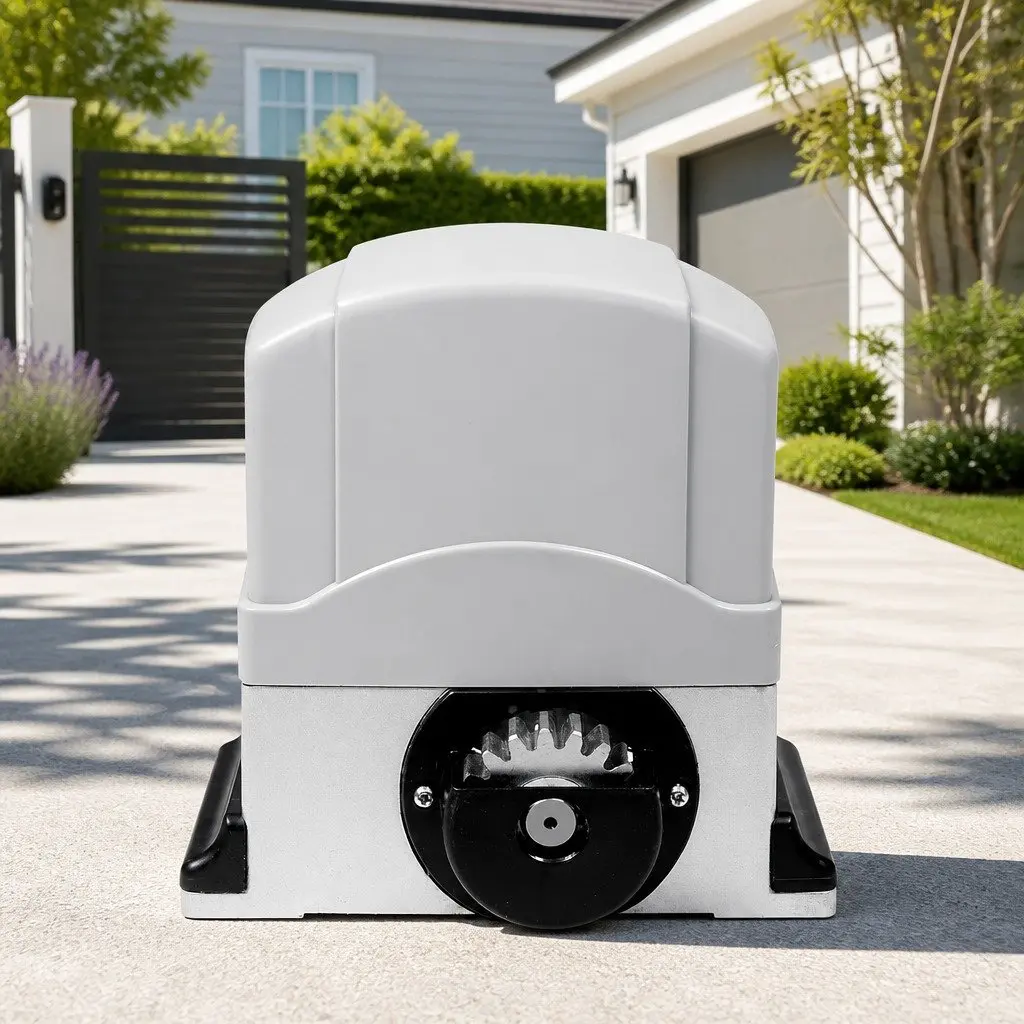 Automatic Sliding Gate Opener Kit 4M Rail 450W Motor 1200kg White