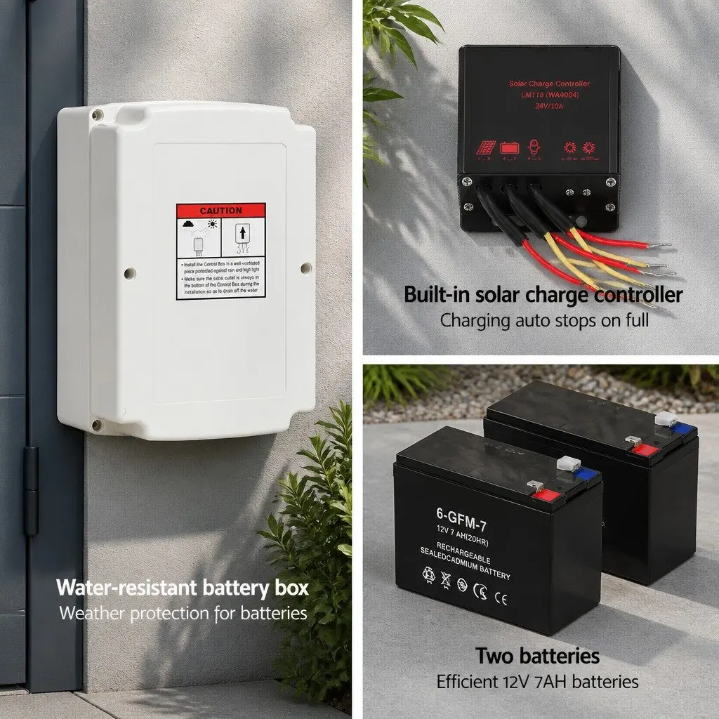 Solar Gate Opener Kit for Home Installations