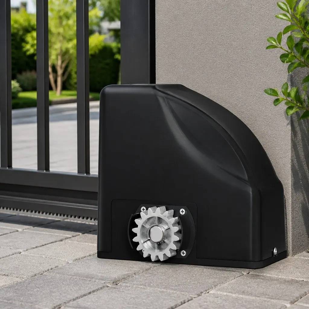 Sliding Gate Opener Kit Solar Powered 600KG 6M with Remote Control Gentle Start Stop and Auto Close Function