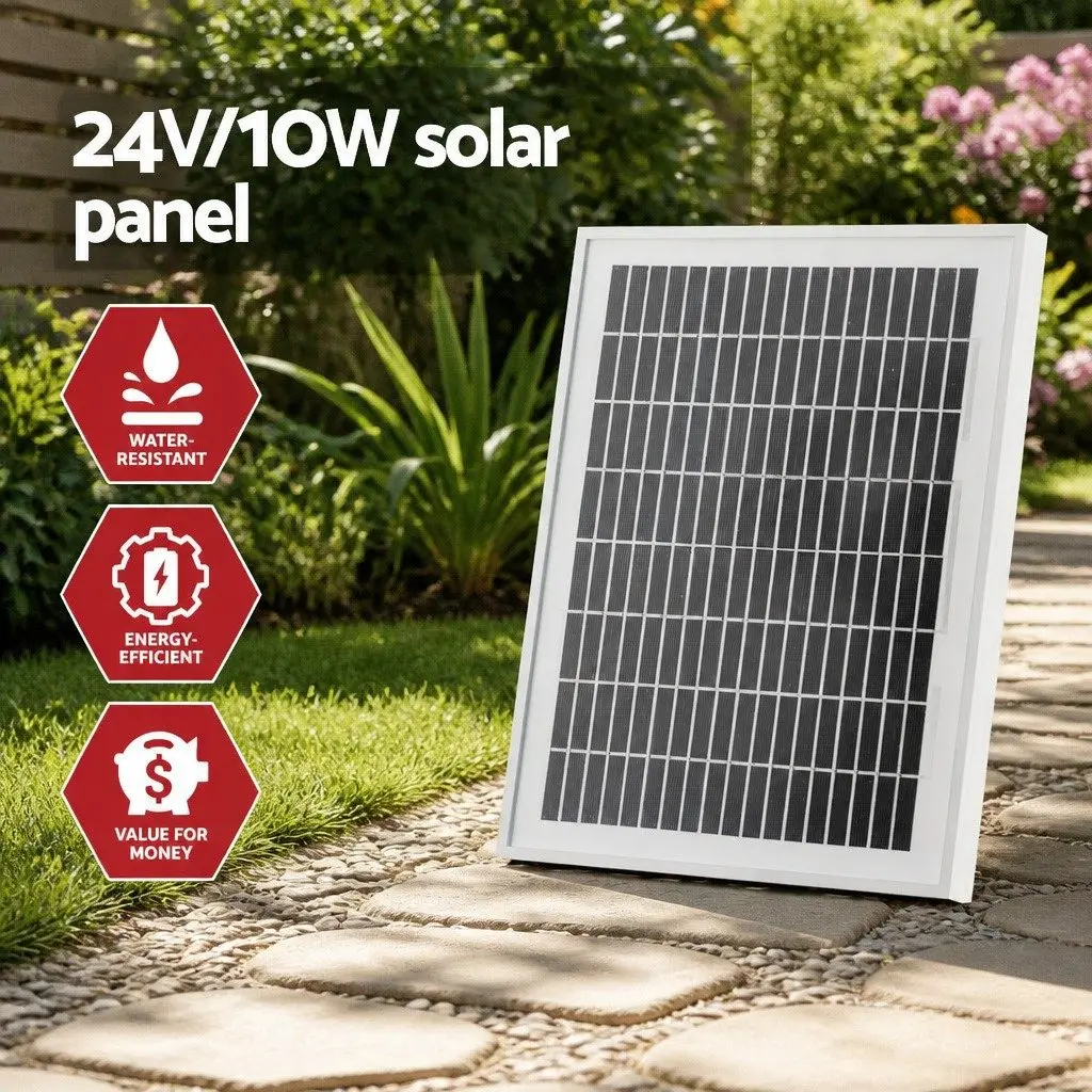 Solar Powered Automatic Gate Opener 600kg Capacity Remote Control System 4m Length