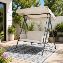3-Seater Swing Chair: Perfect for Gardens and Patios
