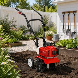 Versatile 63cc Garden Tiller for Every Gardener