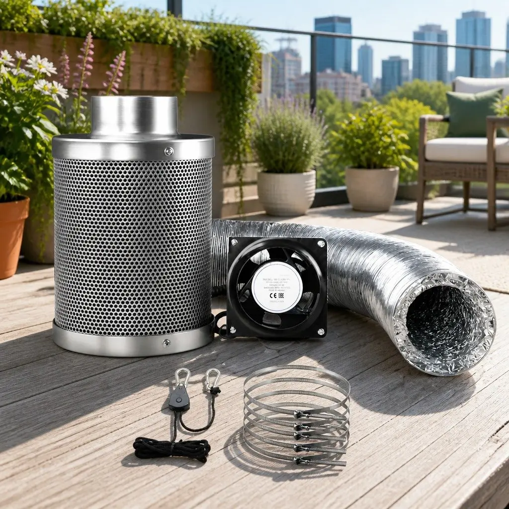 4" Ventilation System for Home Hydroponics Needs