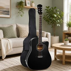 41 Inch Cutaway Acoustic Guitar - Perfect for Gatherings