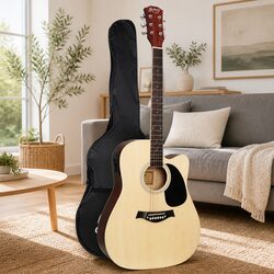 41 Inch Acoustic Guitar Cutaway Electric Output 5-Band EQ Professional