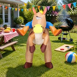 Practical Inflatable Cowboy Costume for Any Occasion