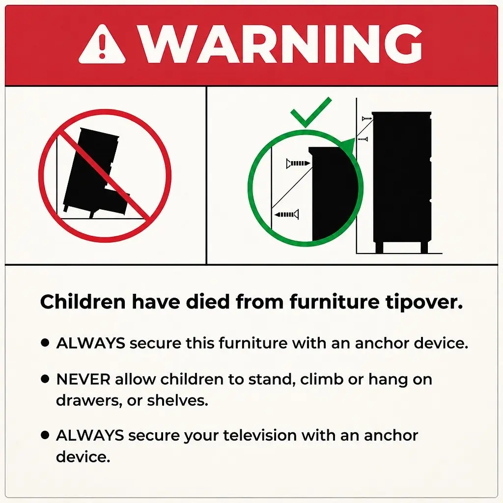 4TierVinylRecordStorageStandWithNonWovenDrawersBottomShelfBrownBlack
