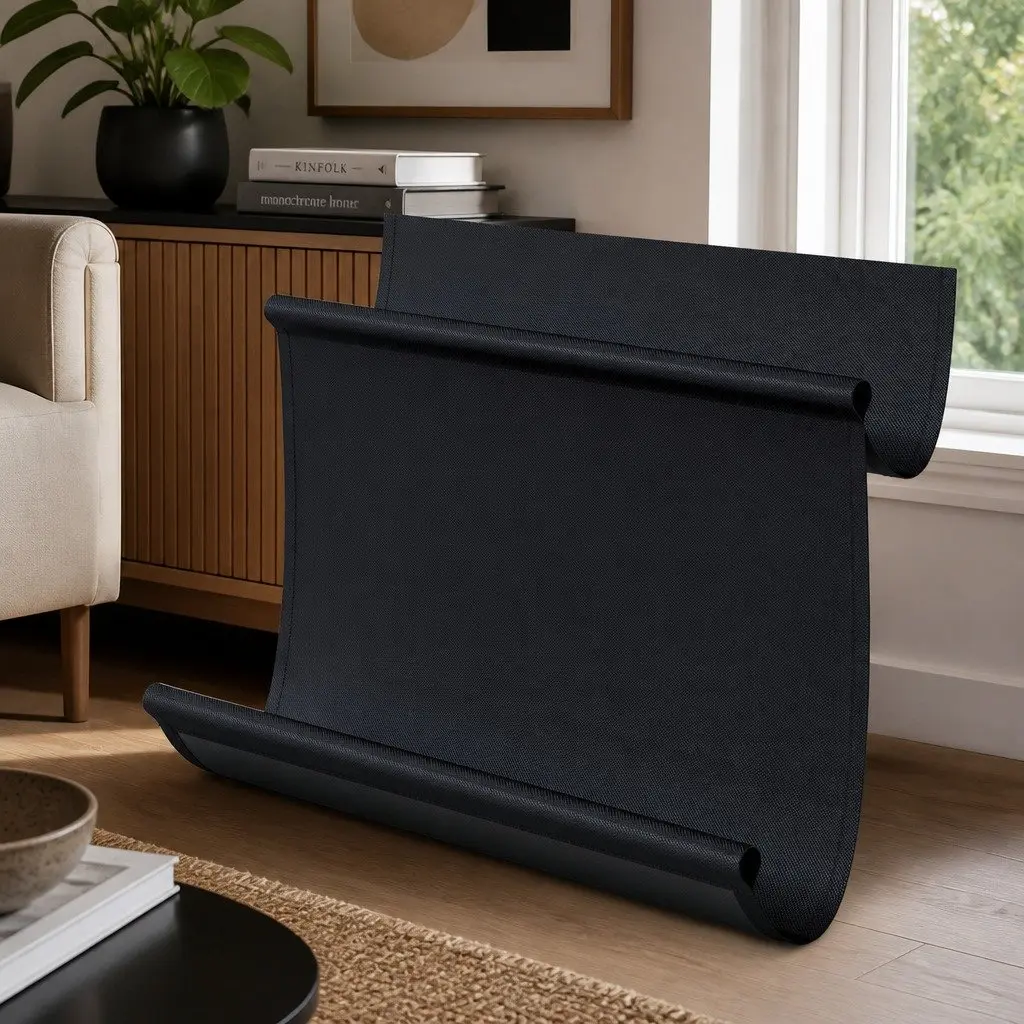 Record Player Stand Vinyl Storage Turntable Shelf Steel E1 Particle Board Brown and Black 125cm L x 30cm W x 74cm H