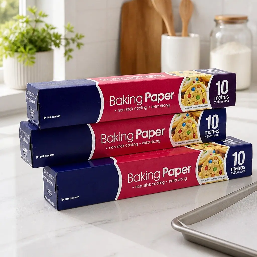 Baking Paper Roll 10m Non-Stick Oven Safe Kitchen Cooking Food Preparation Tray