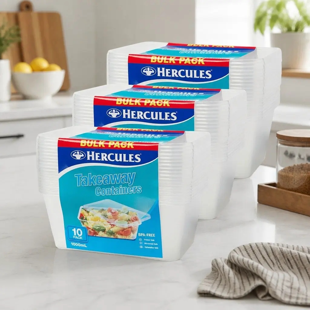 1000ml Food Containers for Home and Meal Prep