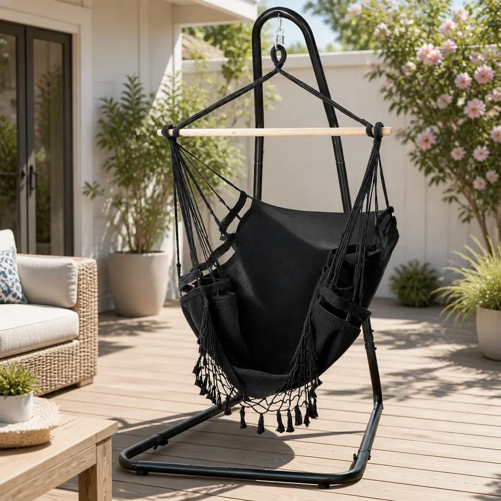 Hammock Chair with Stand for Home Use