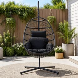 Versatile Hanging Egg Chair for Any Home Setup
