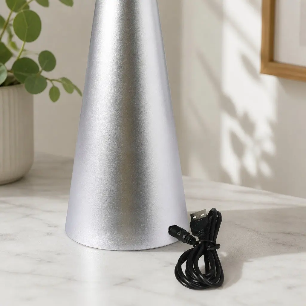 Fly Repellent Fan Chemical-Free Portable 24cm Silver