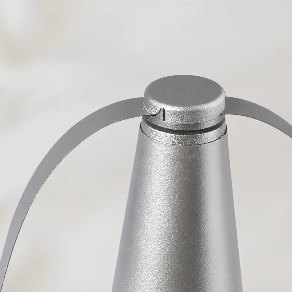Portable Chemical Free Fly Repellent Device Soft Blade ABS Plastic 255cm x 9cm x 9cm Silver Safe for Kitchen Garden