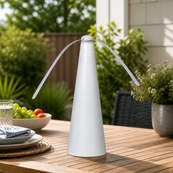 Fly Repellent Fan Tabletop Deterrent Outdoor Picnic BBQ Food Protection Safe