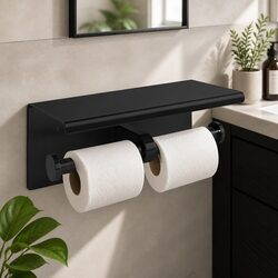 Practical Wall-Mounted Toilet Paper Holder for Home Use