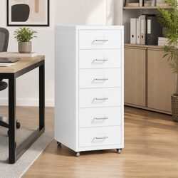 Practical 6-Drawer Filing Cabinet for Home and Office Use