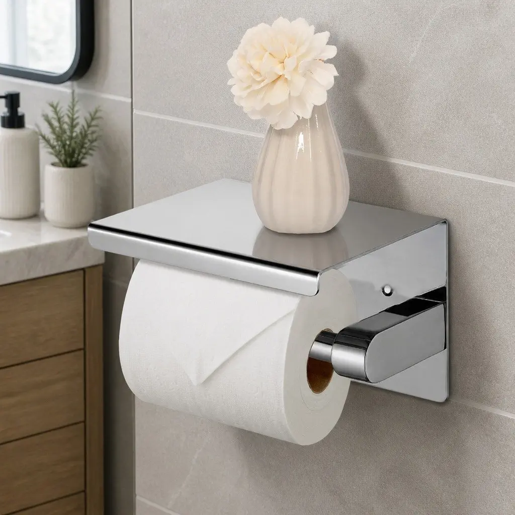 Wall-Mounted Tissue Dispenser for Home Use