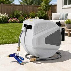 30M Water Hose Reel for Easy Garden Watering Tasks
