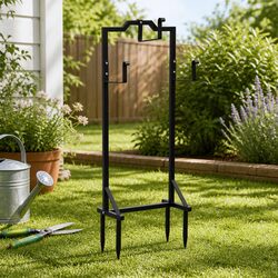 Practical Metal Hose Holder for Your Garden Needs