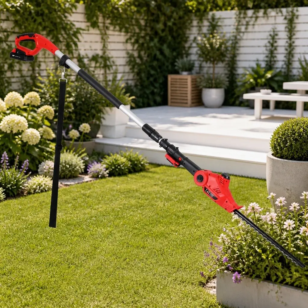 Cordless Hedge Trimmer for Easy Garden Pruning