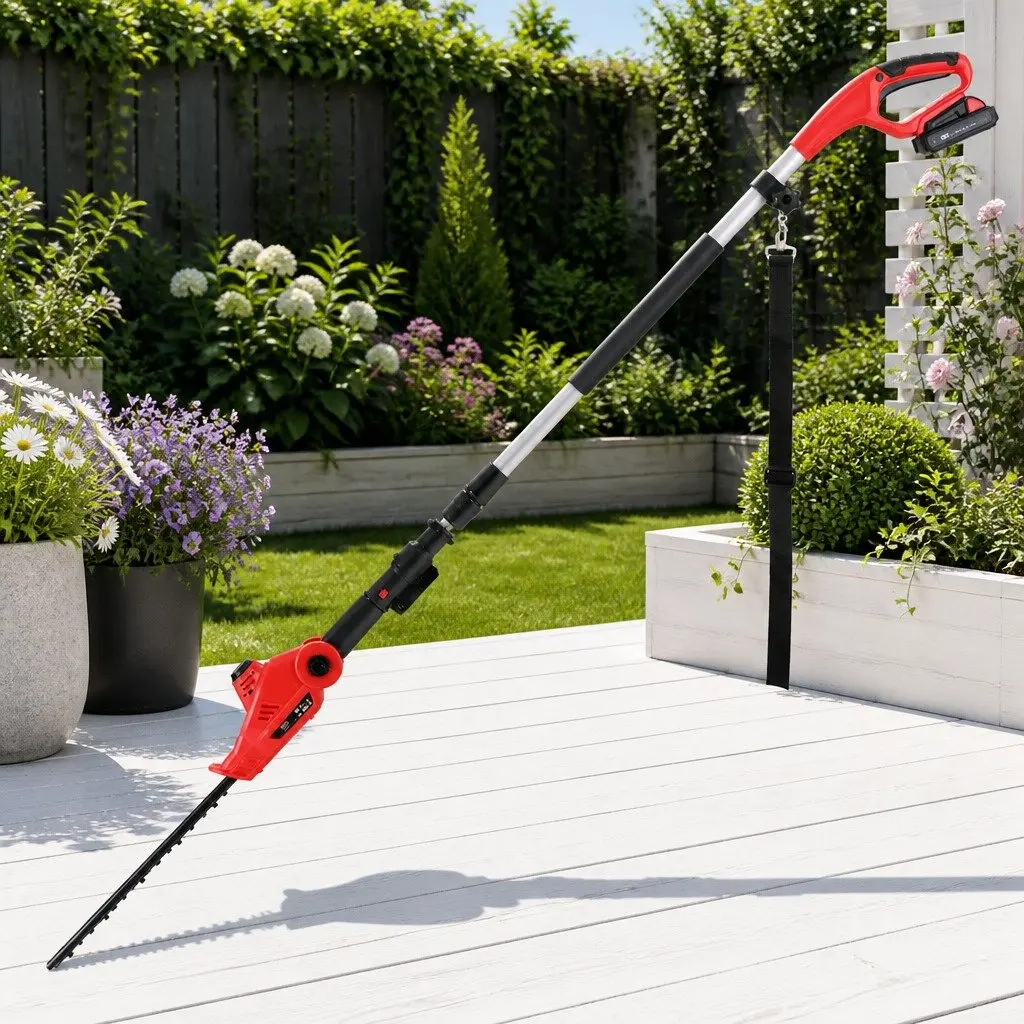 Cordless Hedge Trimmer for Easy Garden Pruning