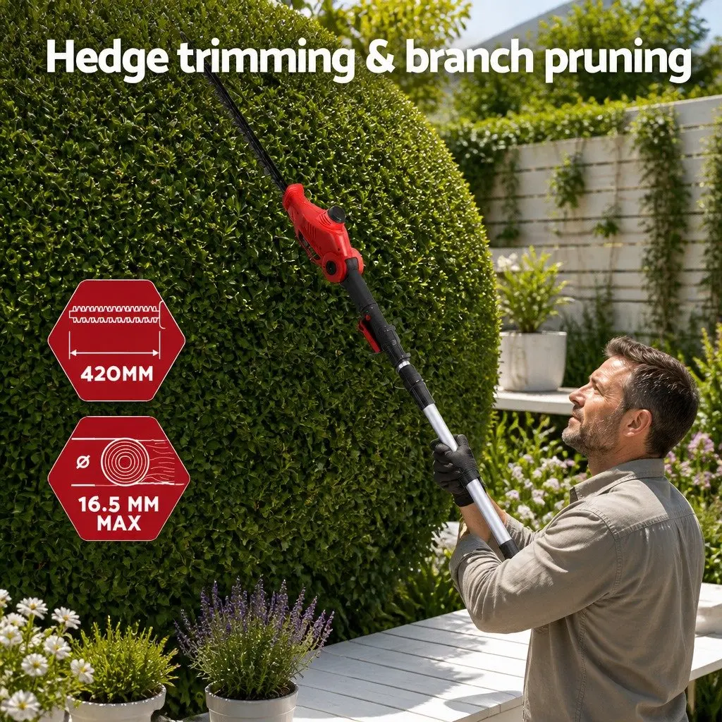 Cordless Hedge Trimmer for Easy Garden Pruning