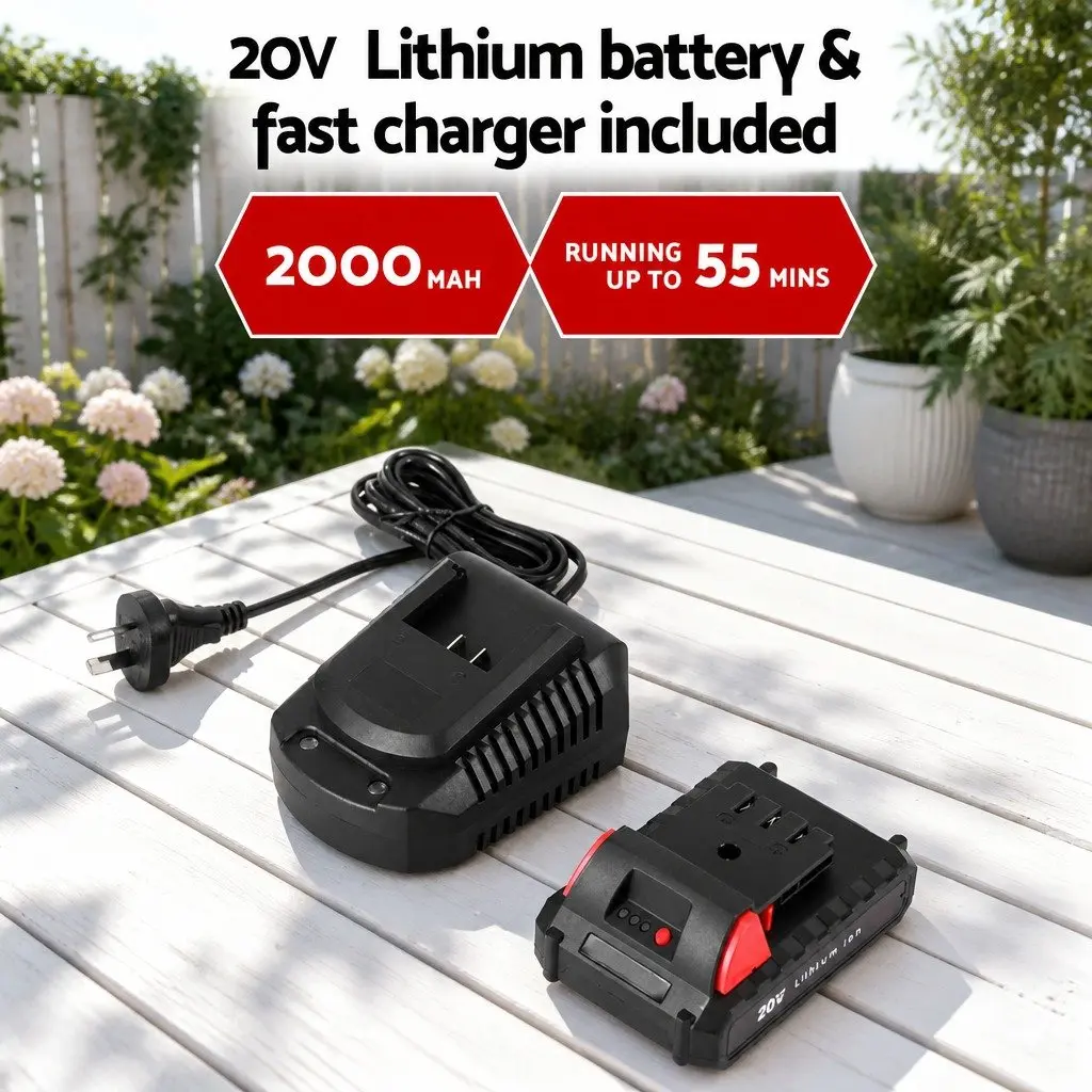 Cordless Hedge Trimmer for Easy Garden Pruning