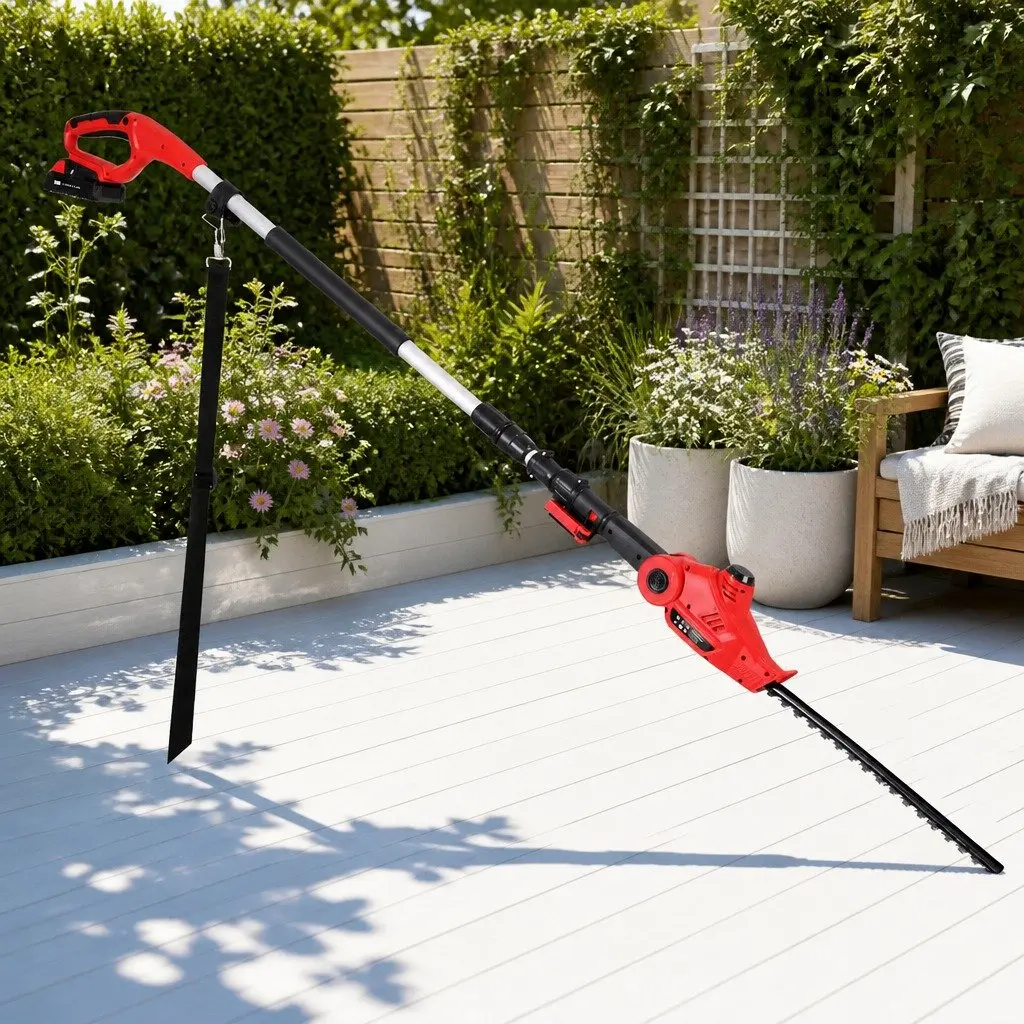 Cordless Hedge Trimmer for Easy Garden Pruning