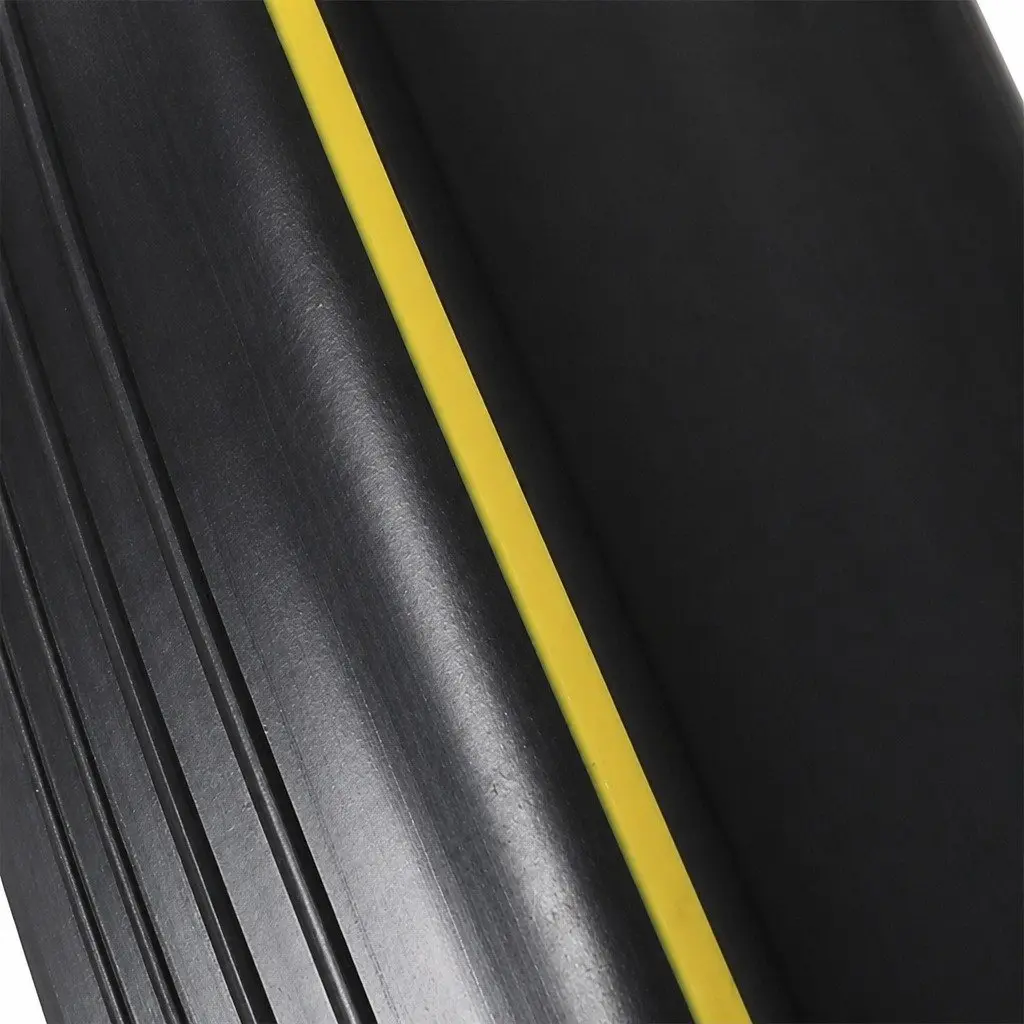 Garage Door Draught Excluder Strip EPDM Rubber 6 Meter Yellow 88mm Width 12mm Height