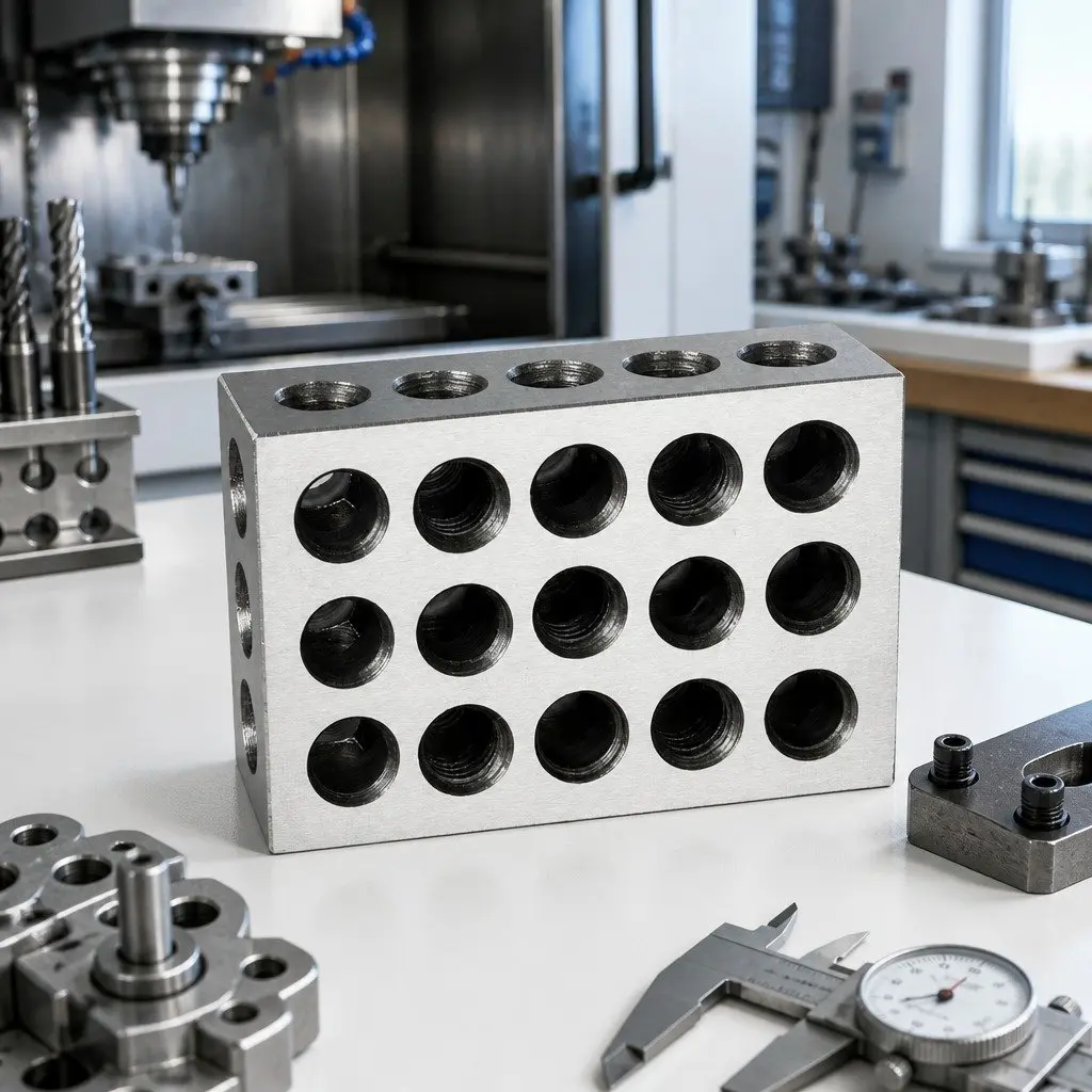 1-2-3 Machinist Blocks Set Hardened Steel 1" x 2" x 3" Silver