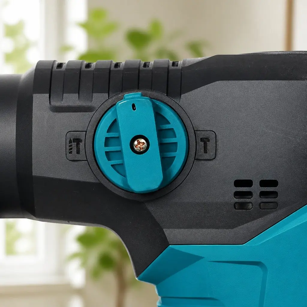 Cordless Rotary Hammer Drill Tool Set Brushless 21V SDS-Plus Chuck 4-in-1 Modes 33.5cm x 17cm