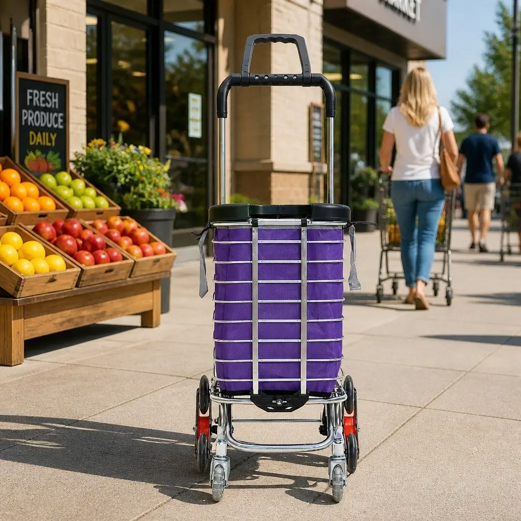 Foldable Cart for Groceries and Shopping Needs