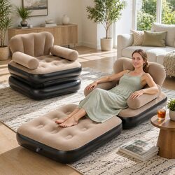 Practical Inflatable Chair and Daybed for Home and Outdoor