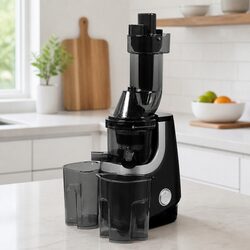 Cold Press Slow Juicer Whole Fruit Masticating Machine 200W Low Speed Juice