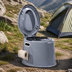 Versatile Portable Camping Toilet for Home and Travel