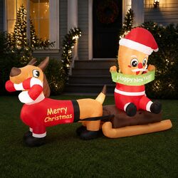 Practical 2.1M Christmas Inflatable for Home Use