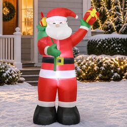 Ideal 2.4M Inflatable Santa Decoration for Your Holiday Setup