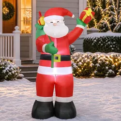 Ideal 2.4M Inflatable Santa Decoration for Your Holiday Setup