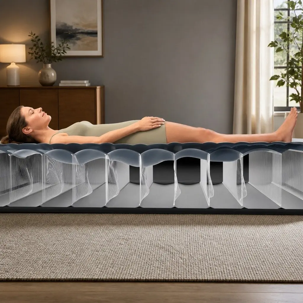 Queen Elevated Airbed Fiber-Tech PVC 152 cm x 203 cm x 46 cm