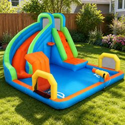 Practical Kids Inflatable Water Park for Outdoor Fun