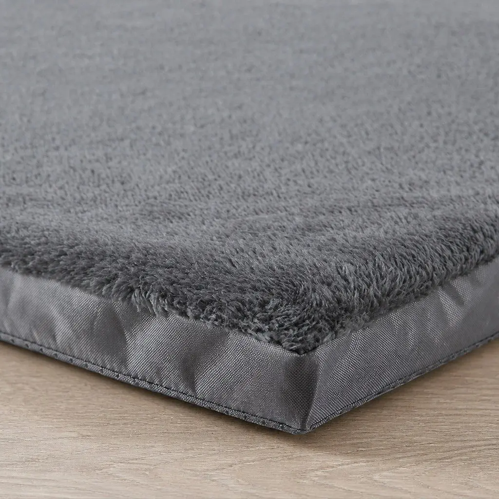 Pet Bed Foldable Foam XX-Large Grey Portable Mattress