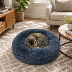 Practical XL Donut-Shaped Pet Bed for Your Home
